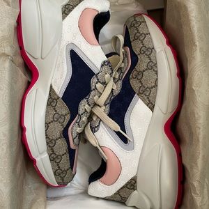Gucci Rhyton GG Sneaker Women SIZE 37.5